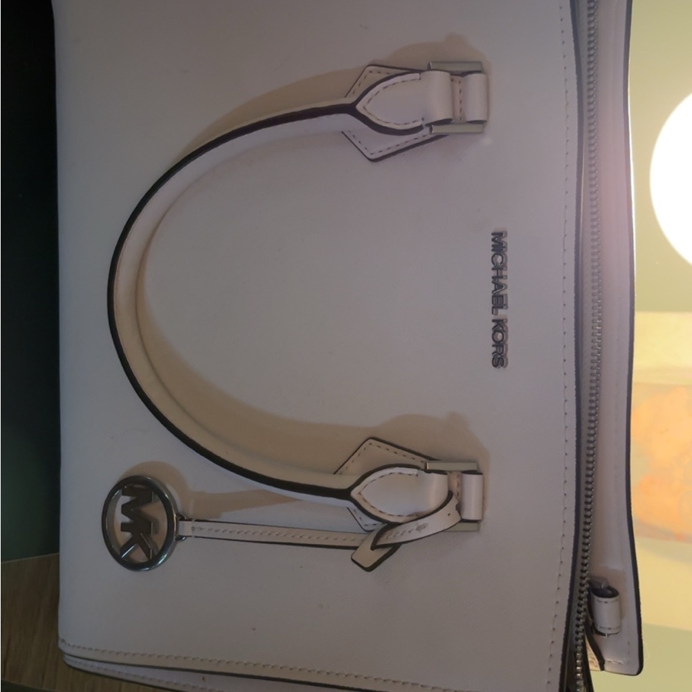 Michael Kors White Handbag